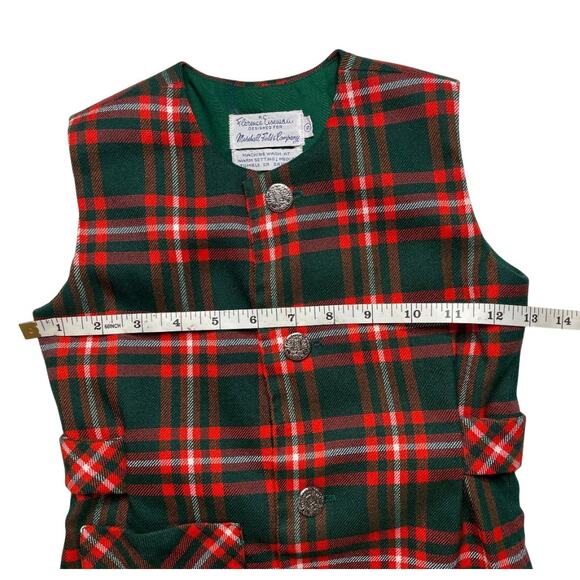 Florence Eiseman Designed for Marshall Field & Company Plaid Shortall Size 5 - Picture 5 of 6